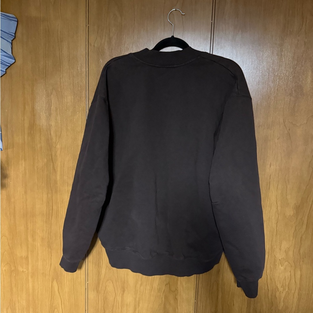 Skims BOYFRIEND FLEECE OVERSIZED V NECK PULLOVER - Picture 5 of 5